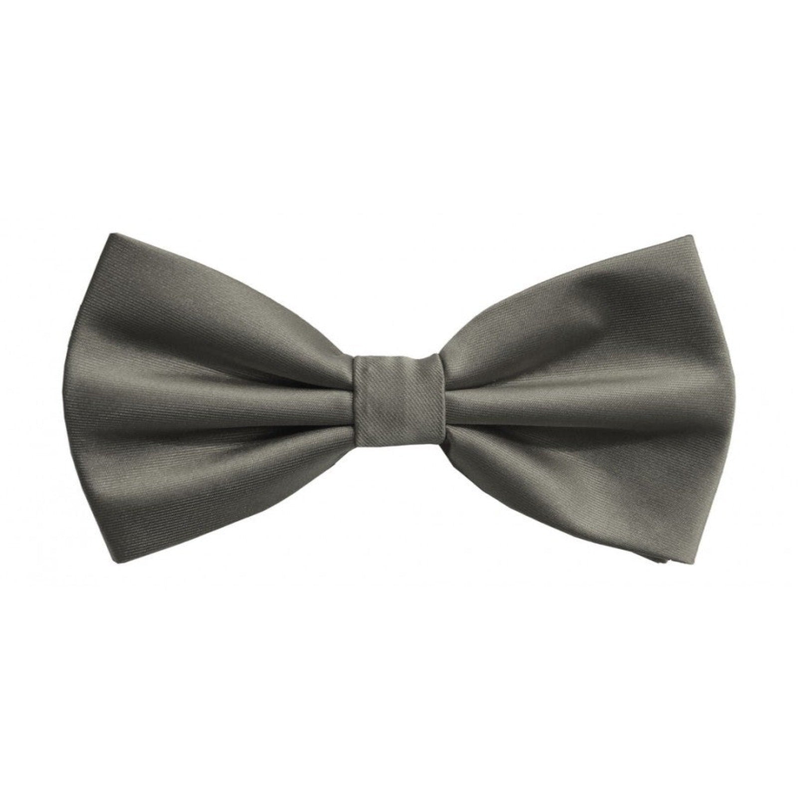 Classic Dark Silver Bowtie With Matching Pocket Square | KCT Menswear 