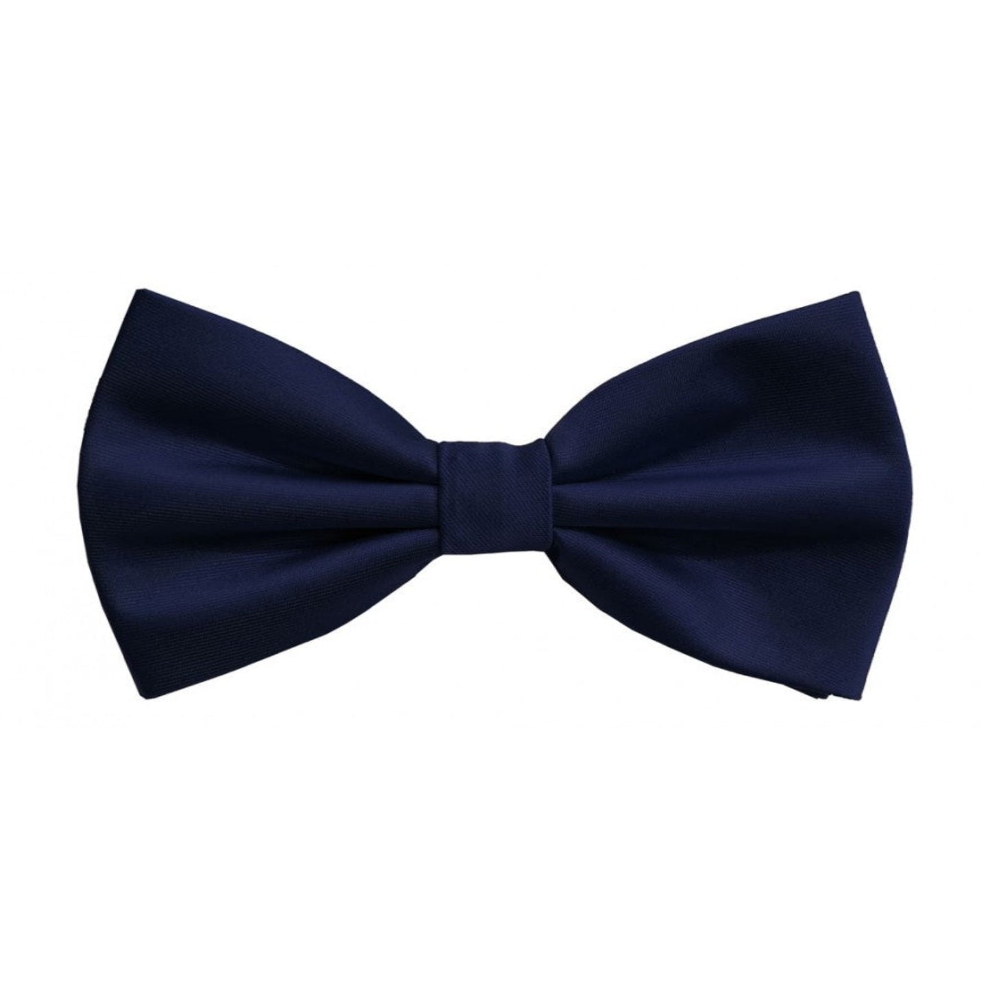 Classic Navy Blue Bowtie With Matching Pocket Square | KCT Menswear