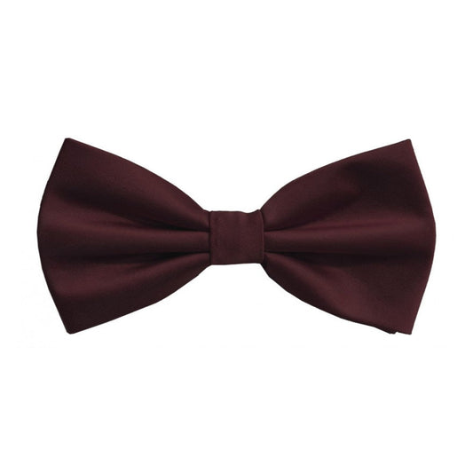 Classic Burgundy Bowtie With Matching Pocket Square | KCT Menswear
