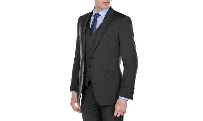 Charcoal Grey Suit - Three Piece