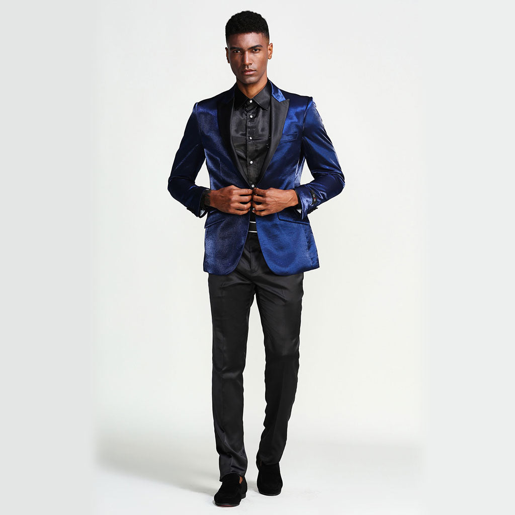 KCT Menswear | Men's Navy Prom Tuxedo Blazer |Perfect Formal Occasions ...
